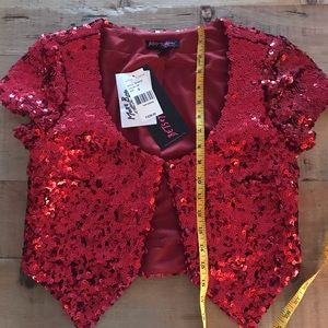 Betsey Johnson Sequin Crop